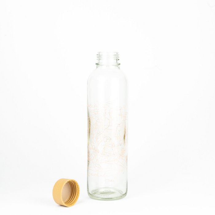 Bouteille en verre 0,7 L - Inspirez et expirez