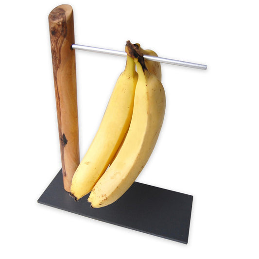 Porte-banane en bois d'olivier