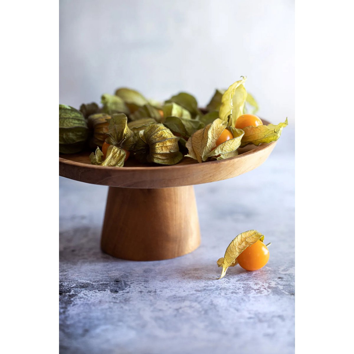 Le plat à gâteau aux racines de teck - S