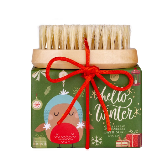 Green-Goose Bath and Nails Gift Set - Gingerbread & Cranberry