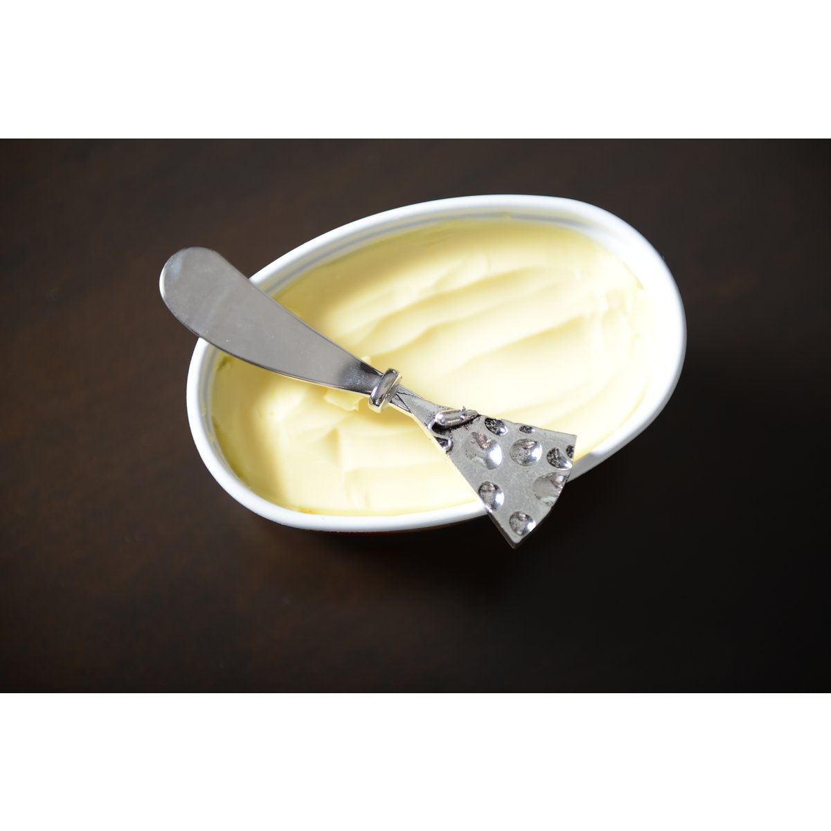 Tartineur design fromage argent - lot de 2