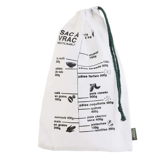 Cook Concept Cotton Bain Sac - 19,5x32 cm