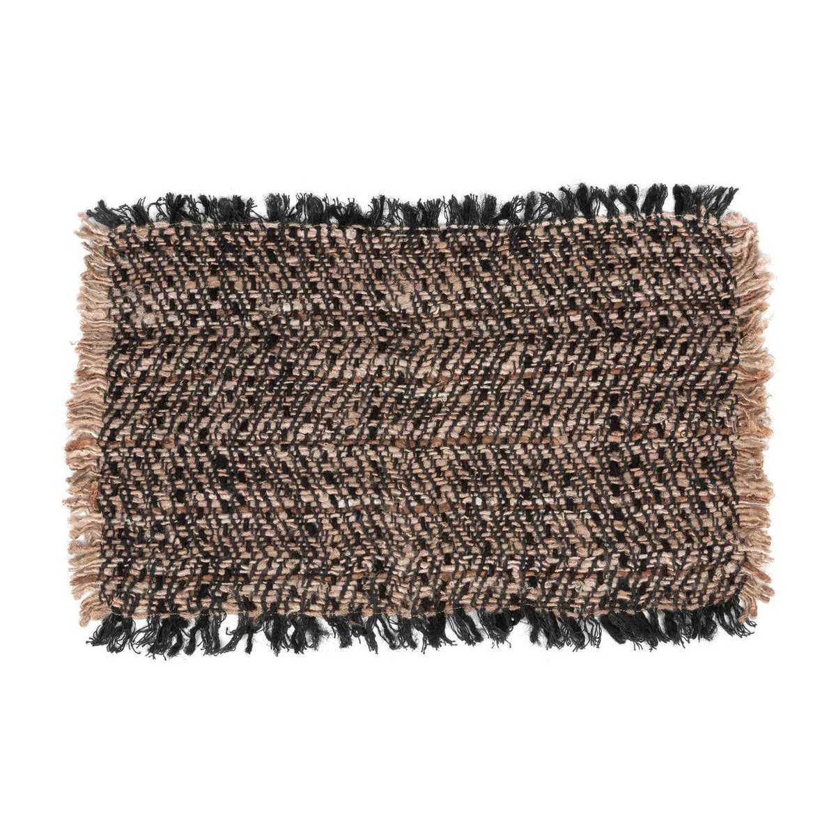 Set de Table en coton tissé main Oh My Gee - Cuivre Noir - Lot de 4