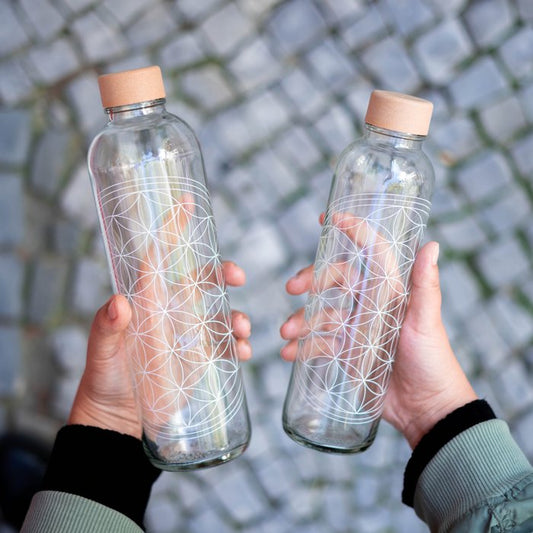 Bouteille en verre 0,7 L – FLEUR DE VIE